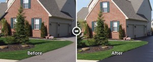 Powell Ohio residential driveway sealing